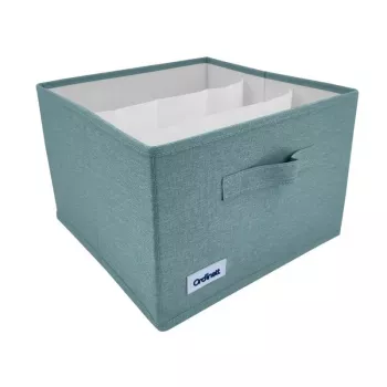 ORDINETT Box Cube 29x29x18,5 cm Scatola con coperchio Verde menta