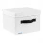 ORDINETT Scatola quadrata 25x25x19 cm bianco cotone