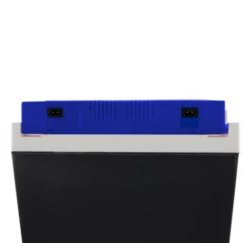 GIOSTYLE Brio 26 Frigorifero elettrico 12/230V 26L grigio scuro con accenti rosso/blu