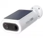 AOSU Smart Security SolarCam P1 Max telecamera da esterno 4K a energia solare, ultra grandangolare 166°, visione notturna a colori con faretto, rilevamento IA di persone e veicoli