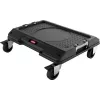 KETER DIY Connect Carrello da trasporto 55,7x43,7x16,4 cm, nero/rosso, IP54, portata 30 kg