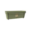 STEFANPLAST Set da balcone con sistema di irrigazione automatico e supporto in metallo 50x18x17 cm verde
