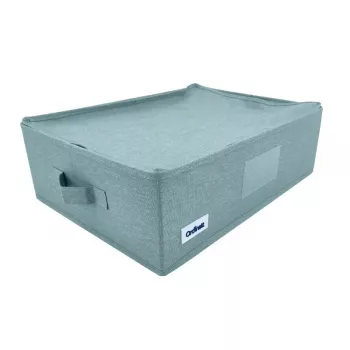 ORDINETT Scatola contenitore rettangolare con cerniera 42x32x14 cm menta