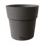 STEFANPLAST Ethica Vaso con sottovaso Ø40x39 cm grigio