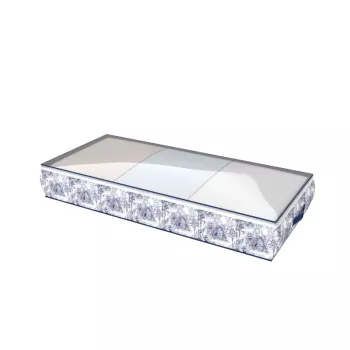 ORDINETT Scatola portabiancheria 100x45x15 cm Kyoto antracite