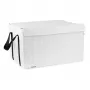 ORDINETT scatola di stoccaggio M 41x31x25cm cotone grigio