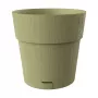 STEFANPLAST vaso da fiori con sottovaso Ethica Ø40x39cm verde