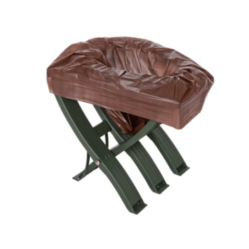 BioBag sacchetti igienici compostabili, 8 per rotolo, 22 µm, 65,5 x 51 cm, marrone, certificati EN 13432