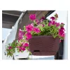 STEFANPLAST vaso da fiori sospeso Natural Ø30x14,5cm marrone scuro