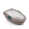 STEFANPLAST lettiera per gatti Furba Chic 59x39x22 cm grigio chiaro/verde