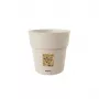 STEFANPLAST vaso da fiori con sottovaso Ethica Ø20x19cm bianco