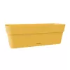 STEFANPLAST Ethica fioriera con sottovaso 50x18x17 cm giallo senape