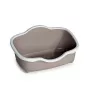 STEFANPLAST lettiera per gatti Tres Chic Open 56x38,5x26 cm bianco/grigio chiaro