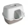 STEFANPLAST lettiera per gatti Tres Chic Outdoor 56x54,5x39cm bianco/grigio chiaro