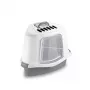 STEFANPLAST Sprint Corner Plus lettiera angolare con cupola 56x40x40cm bianco/grigio