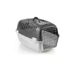 STEFANPLAST trasportino Gulliver 3 Top Free con porta in metallo 61x40x38cm grigio scuro/grigio chiaro
