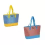 GIOSTYLE borsa da spiaggia assortita, rosso/blu/blu/giallo