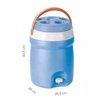 GIOSTYLE thermos 10,75L Fiesta 10 blu-arancione