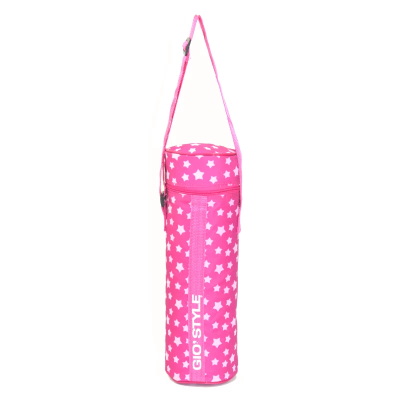 GIOSTYLE borsa termica per bottiglie Sterne assortita rosso/verde/blu/rosa
