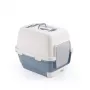 STEFANPLAST lettiera per gatti chiusa Cathy Clever & Smart 58x45x48cm bianco/blu