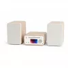 Pure Classic mini sistema hi-fi stereo DAB+/FM, Bluetooth, CD, USB bianco/rovere