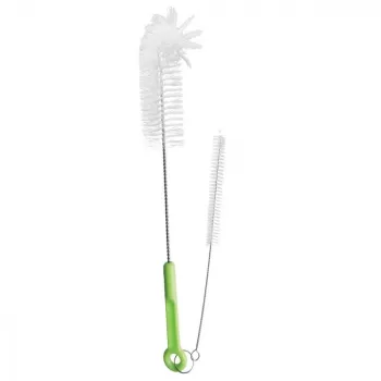 GIOSTYLE set spazzole per pulire bottiglie 0,75L e 1L