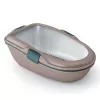 STEFANPLAST lettiera per gatti Furba Chic Maxi 69,5x47x26 cm grigio chiaro/verde