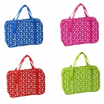 GIOSTYLE borsa termica pranzo Stars 12 assortita rosso verde blu rosa
