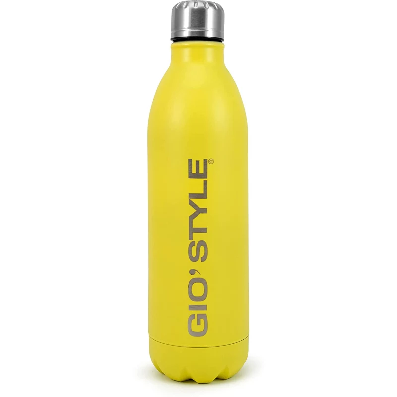 GIOSTYLE Thermos Energy 1L borraccia termica sottovuoto rosso/azzurro/giallo/verde