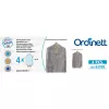 ORDINETT copriabiti in plastica 4 pz. 62x95cm trasparente con cerniera