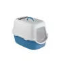 STEFANPLAST Cathy Filter lettiera chiusa per gatti con filtro 56x40x40 cm bianco/blu