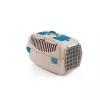 STEFANPLAST trasportino Gulliver 2 con porta in metallo 55x36x35 cm bianco travertino