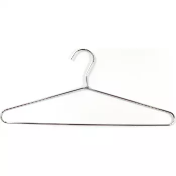 ORDINETT grucce 5 pezzi metallo 40,5 cm acciaio cromato con gancio girevole