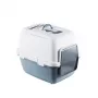 STEFANPLAST Cathy Comfort lettiera per gatti con cupola 58x45x48 cm bianco/blu