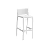 BICA Sgabello da bar da giardino Volga Stool 65 50x49x89cm bianco