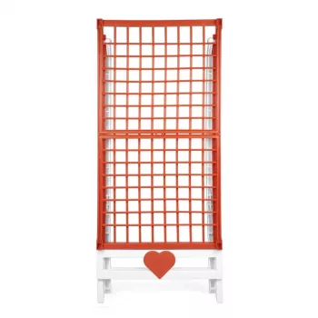 GIOSTYLE Love Stendibiancheria bianco/arancione 180x56x96cm