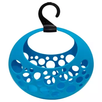 GIOSTYLE Love Cestino portapinze azzurro 29x13x31 cm