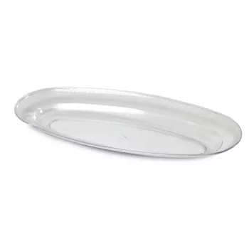 GUARDINI Vassoi in plastica trasparente set da 2 Easy Bake 46x23cm