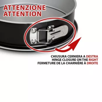 GUARDINI XBake tortiera a cerniera Ø18 cm x 6,9 cm