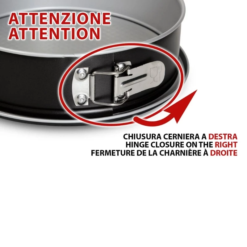 GUARDINI XBake tortiera a cerniera Ø18 cm x 6,9 cm