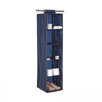 ORDINETT organizer a 5 ripiani 30x30x120cm blu