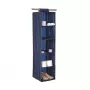 ORDINETT organizer a 5 ripiani 30x30x120cm blu