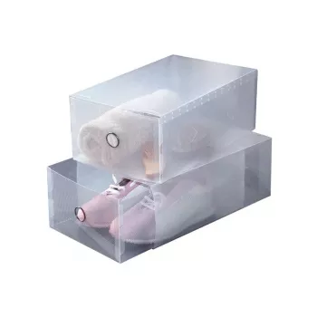 ORDINETT scatole per il contenimento 2 pz., 34 x 21 x 13 cm, trasparente, Top Class