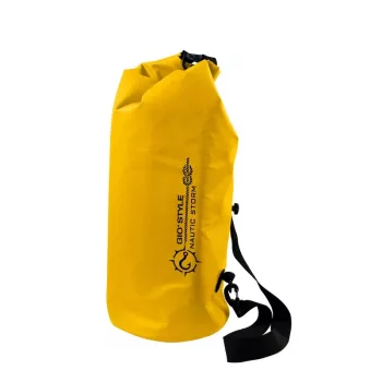 GIOSTYLE sacca termica impermeabile Nautic Storm L 20L, Ø23x63cm, giallo