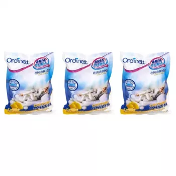 ORDINETT Ricarica per assorbi umidità, 3 x 450 g, Limone