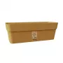 STEFANPLAST Ethica fioriera con sottovaso 30x13x12 cm giallo senape