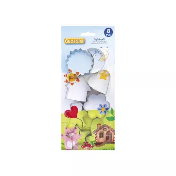 GUARDINI set formine per pan di zenzero e biscotti 8 pz. assortite