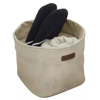 ORDINETT scatola in tessuto M 24x24x19cm Ego Ecru