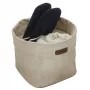 ORDINETT scatola in tessuto M 24x24x19cm Ego Ecru