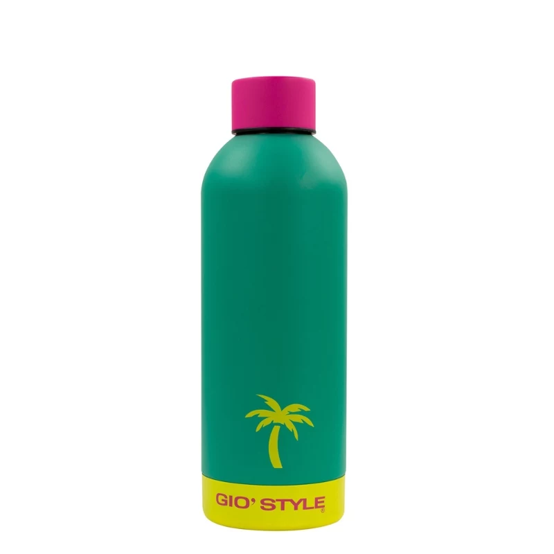 GIOSTYLE borraccia Fluo 0,5L assortite rosa/giallo/verde/blu